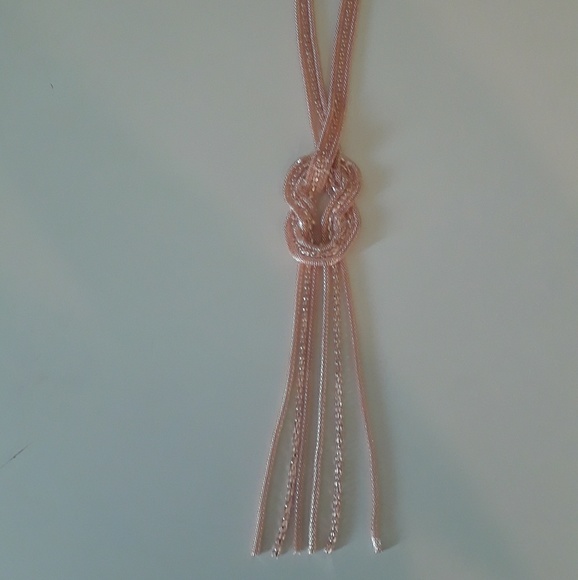 New~ BeBe Necklace Rose Gold - Picture 2 of 2